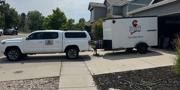 Smokin' Wheels BBQ trailer